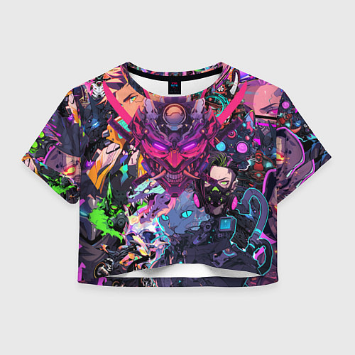 Женский топ Стиль Cyberpunk / 3D-принт – фото 1