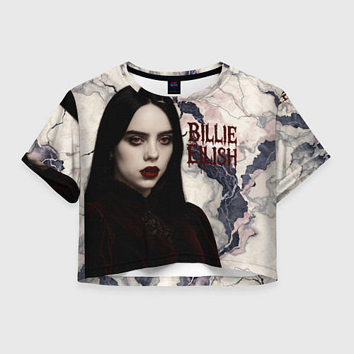 Женский топ Билли Айлиш в стиле готики / 3D-принт – фото 1