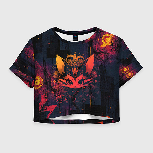 Женский топ Магический лисёнок / 3D-принт – фото 1