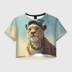 Женский топ Леопард в кеппи