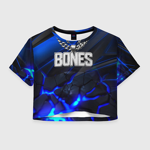 Женский топ Цепочка Bones / 3D-принт – фото 1