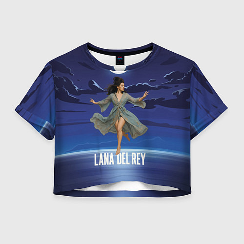 Женский топ Lana Del Rey танцует под луной / 3D-принт – фото 1