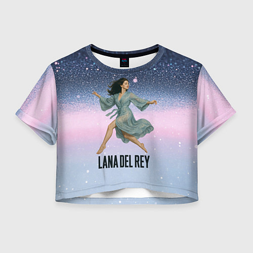 Женский топ Lana Del Rey прыгает в платье / 3D-принт – фото 1
