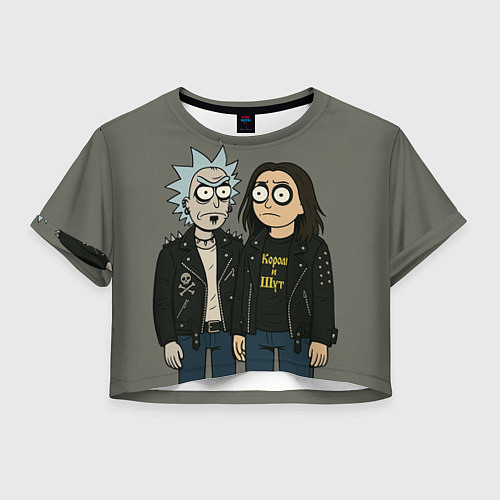 Женский топ КиШ - Рик и Морти / 3D-принт – фото 1