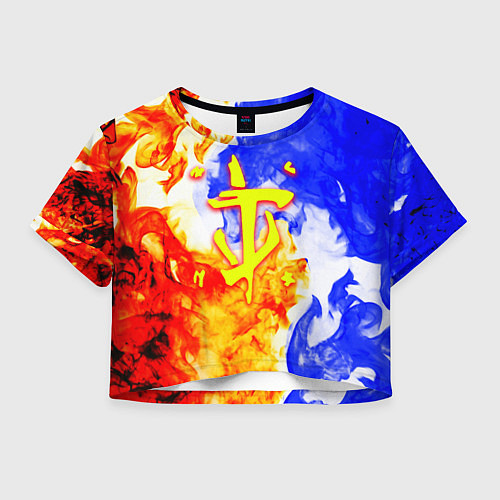 Женский топ Doom битва огня / 3D-принт – фото 1