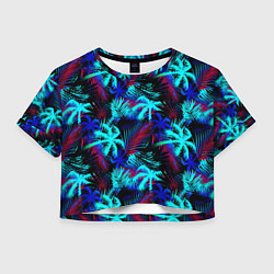 Женский топ Palm blue light blue