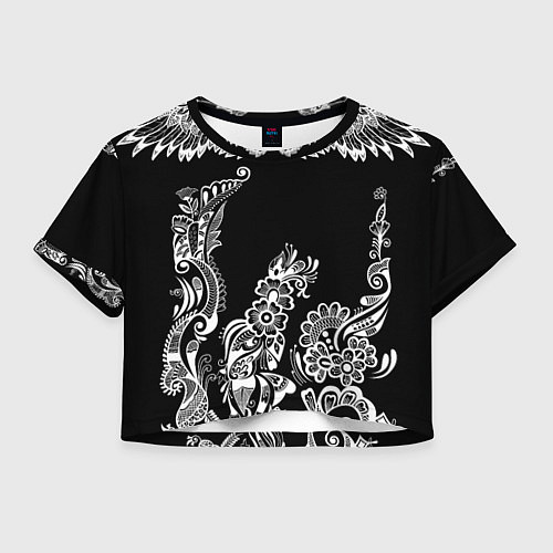 Женский топ Wings tattoo / 3D-принт – фото 1