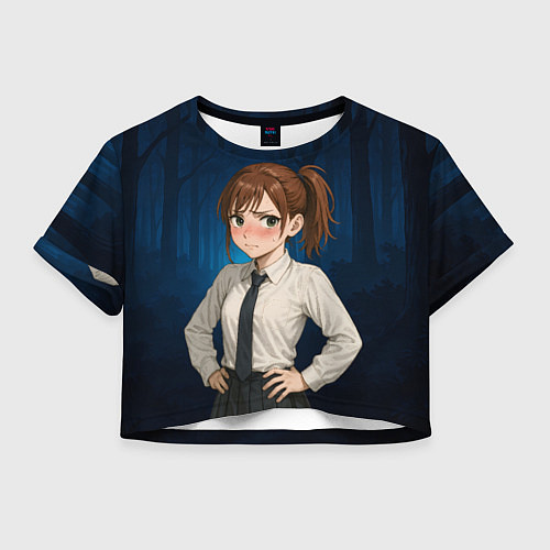 Женский топ Сиратори Айра школьница / 3D-принт – фото 1