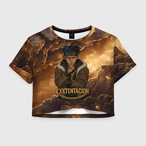 Женский топ XXXTentacion anime style / 3D-принт – фото 1
