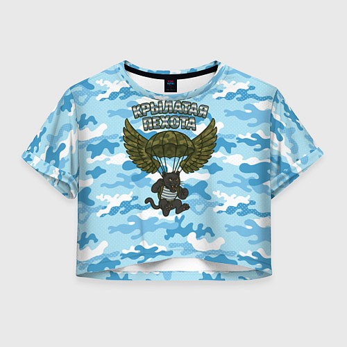 Женский топ Крылатая пехота - пантера / 3D-принт – фото 1