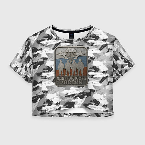 Женский топ Гордость России ВДВ / 3D-принт – фото 1