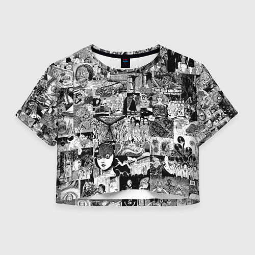 Женский топ Horror World of Junji Ito / 3D-принт – фото 1