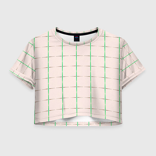 Женский топ Color white stripes / 3D-принт – фото 1