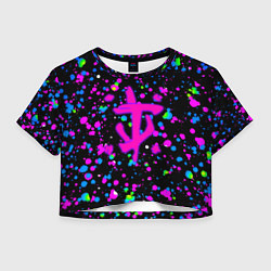 Женский топ Doom цветные краски