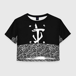 Женский топ Doom геометрия линии