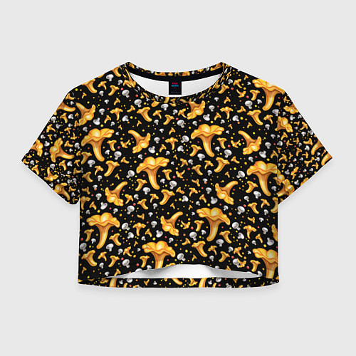 Женский топ Грибной дождик / 3D-принт – фото 1