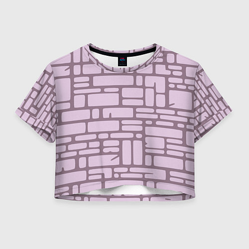 Женский топ Кирпичная кладка / 3D-принт – фото 1