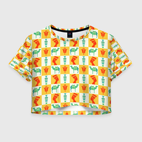 Женский топ Мотивы Египта / 3D-принт – фото 1