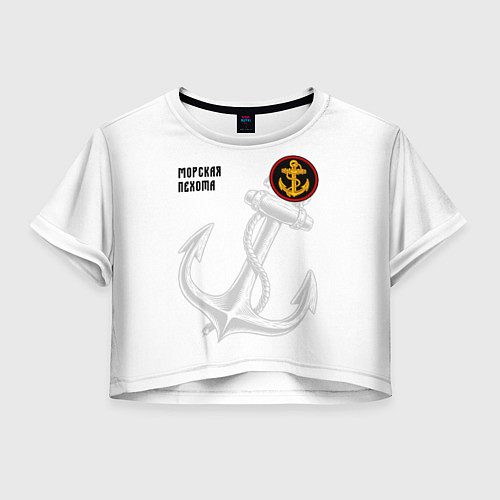 Женский топ Морская Пехота ВМФ / 3D-принт – фото 1