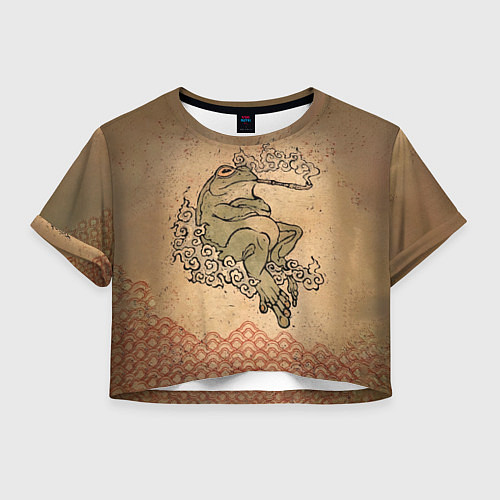 Женский топ Лягушка с трубкой / 3D-принт – фото 1