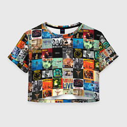 Женский топ Nirvana - обложки альбомов и песен