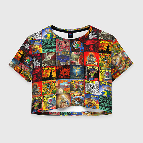 Женский топ Элизиум - обложки альбомов и песен / 3D-принт – фото 1