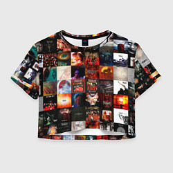 Женский топ Slipknot - обложки альбомов и песен