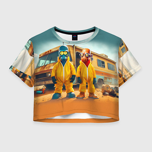 Женский топ Zoidberg and Bender - Breaking bad soap opera / 3D-принт – фото 1