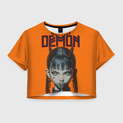 Женский топ Девушка демон