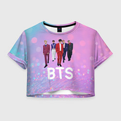 Женский топ BTS фон нежный боке