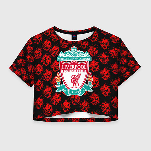 Женский топ Liverpool samurai / 3D-принт – фото 1