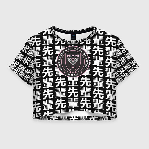 Женский топ Inter japan black / 3D-принт – фото 1