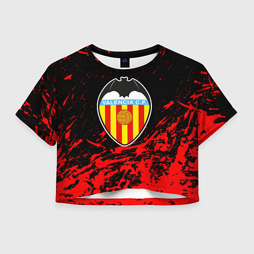 Женский топ Валенсия брызги красок / 3D-принт – фото 1