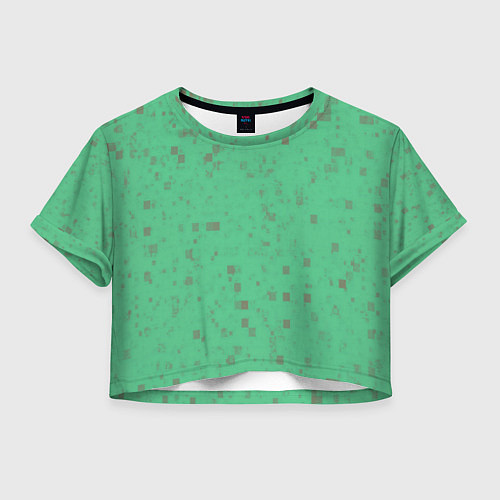Женский топ Color green brown / 3D-принт – фото 1