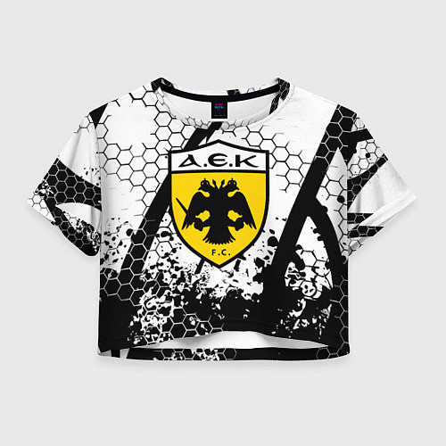 Женский топ AEK броня текстура краски / 3D-принт – фото 1