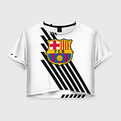 Женский топ Barcelona черно белые полосы