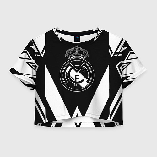 Женский топ Real Madrid геометрия спорт / 3D-принт – фото 1