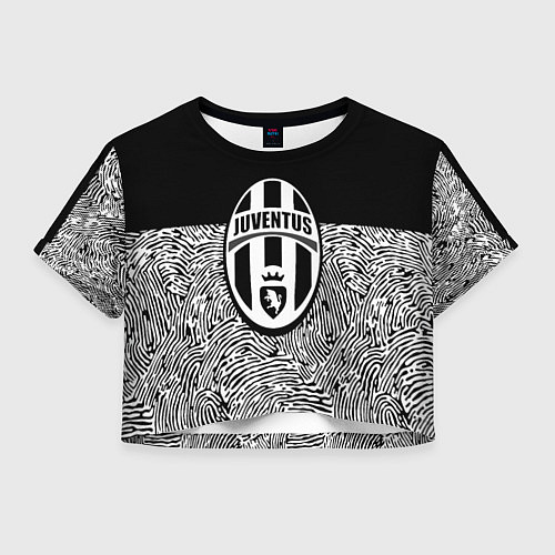 Женский топ Juventus отпечатки текстура / 3D-принт – фото 1