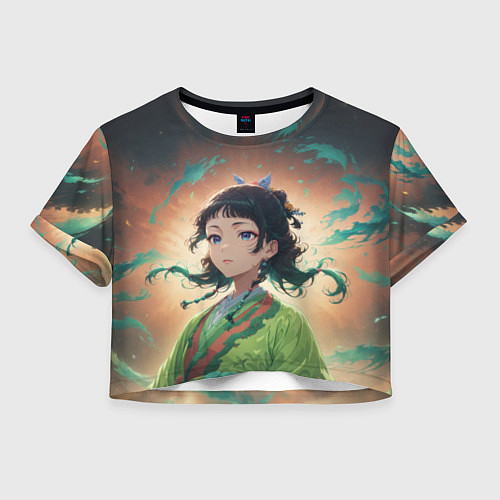 Женский топ Маомао на фоне облаков / 3D-принт – фото 1