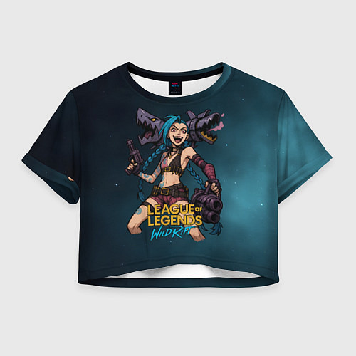 Женский топ League of Legends Jinx / 3D-принт – фото 1