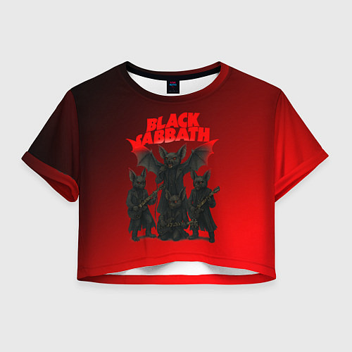Женский топ Black Sabbath летучие мыши / 3D-принт – фото 1