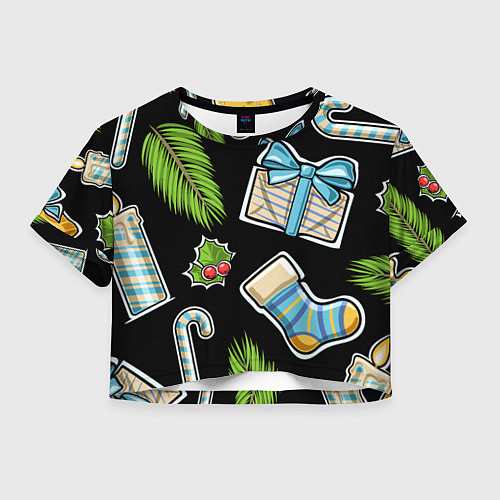 Женский топ Christmas soul / 3D-принт – фото 1