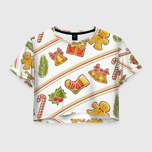 Женский топ Рождественский дух / 3D-принт – фото 1