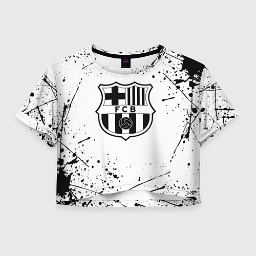 Женский топ Barcelona брызги красок / 3D-принт – фото 1