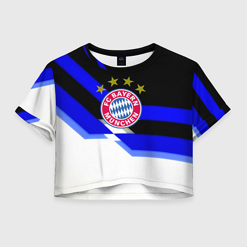Женский топ Бавария Мюнхен полосы спорт / 3D-принт – фото 1