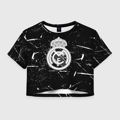 Женский топ Ювентус краски штрихи / 3D-принт – фото 1