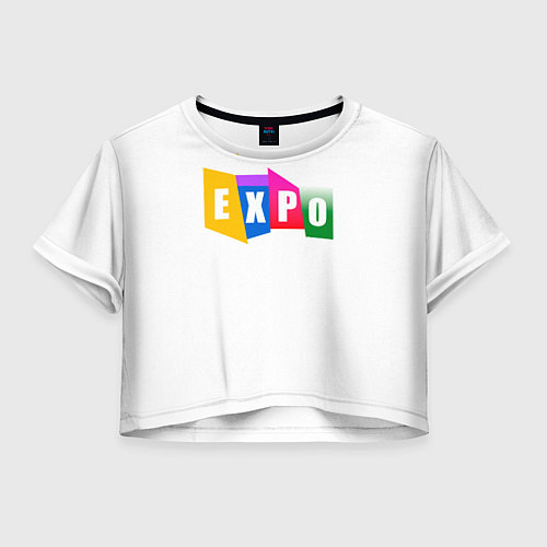 Женский топ Expo Выстовка / 3D-принт – фото 1