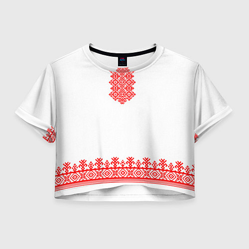 Женский топ Славянская вышиванка рубаха / 3D-принт – фото 1