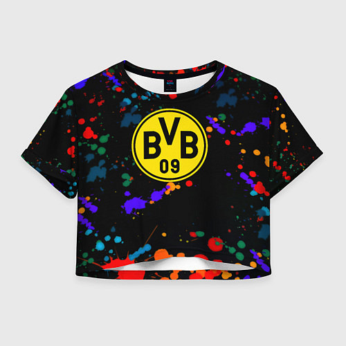 Женский топ Borussia краски всплеск текстура / 3D-принт – фото 1