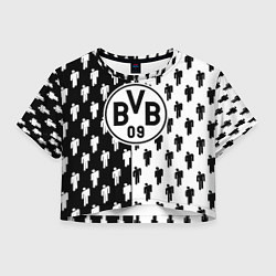 Женский топ Borussia черно белые люди